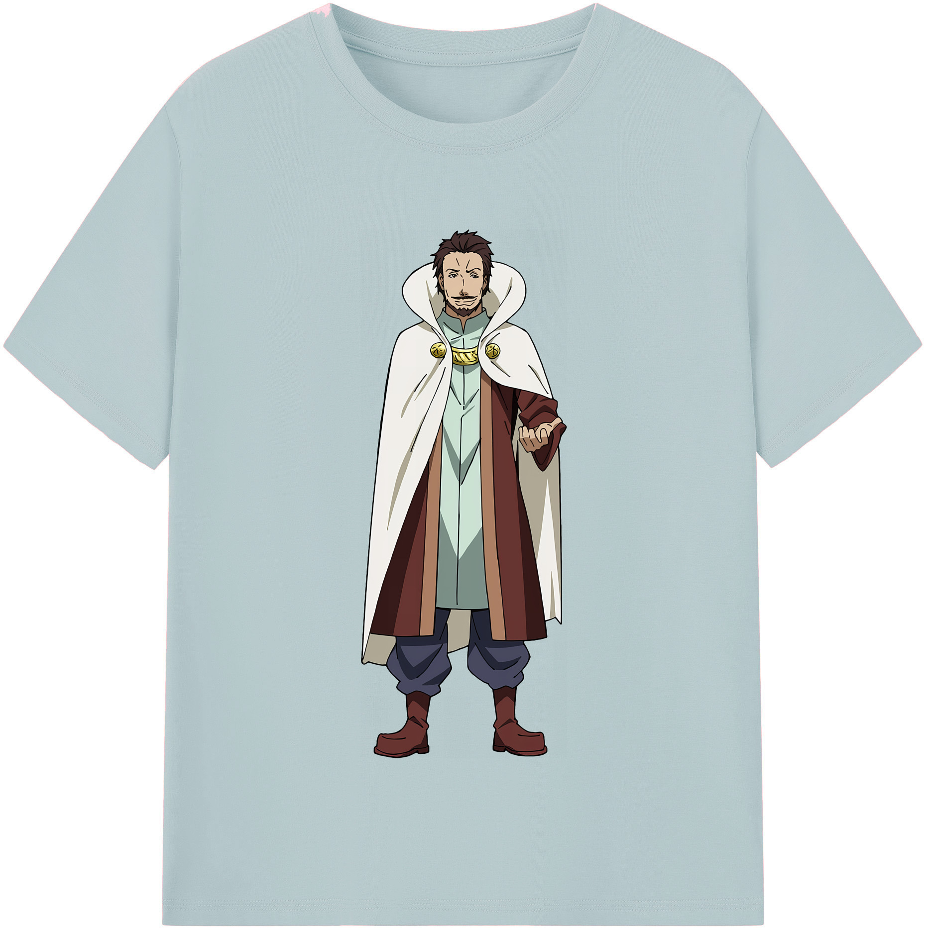 （画像用） 転スラ Regarding Reincarnated to Slime 綿100％半袖Tシャツ（フロントプリント）